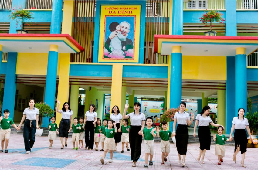  THÔNG TIN TUYỂN SINH: Trường mầm non Ba Đình-TP.Thanh Hóa tiếp tục tuyển sinh năm học 2024-2025 cho độ tuổi mầm non